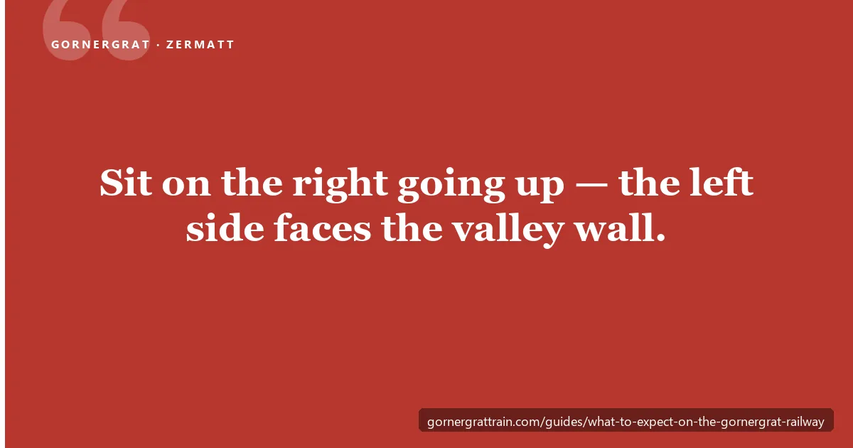 What to expect riding the Gornergrat Railway from Zermatt